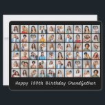 60 Photo Collage Add Any Age & Name Birthday Card<br><div class="desc">Create your own 60 Photo Collage for Christmas, Birthdays, Weddings, Anniversaries, Graduations, Father's Day, Mother's Day or any other Special Occasion, with our easy-to-use design tool. Add your favourite photos of friends, family, vacations, hobbies and pets and you'll have a stunning, one-of-a-kind photo collage, perfect for home decoration, gift giving...</div>