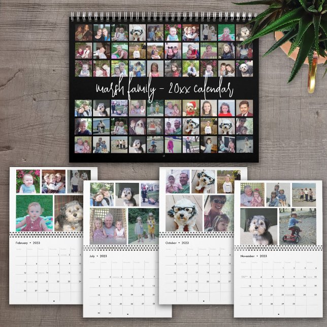 60 Photo - Custom Modern Family Template - 2023 Calendar (Creator Uploaded)