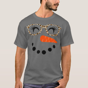 60 Snowman Shirt for Women Eyelashes Leopard Glass
