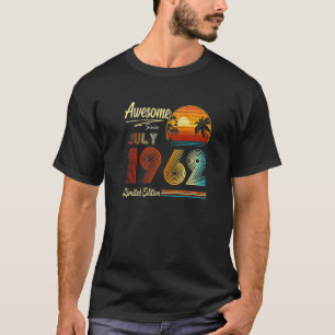60 Th Birthday 60 Years Old Awesome Since July 19 T-Shirt