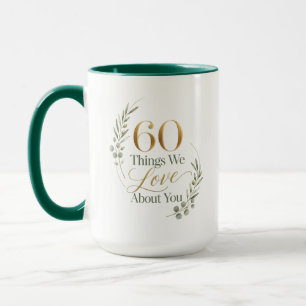 60 Things We Love About Mum Mug