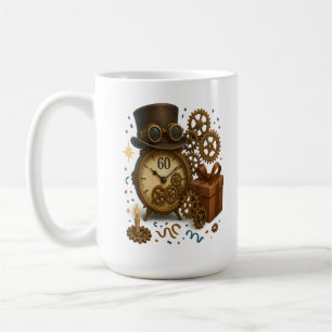 60 & Timeless – Steampunk Celebration Coffee Mug