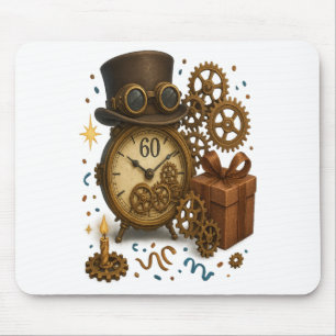 60 & Timeless – Steampunk Celebration Mouse Mat