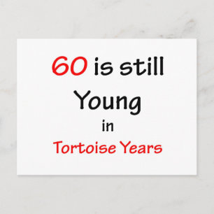 60 Tortoise Years Postcard