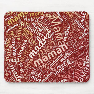 60 Words for 'Mother' in Different Languages Mouse Mat