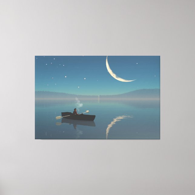 60"x40" Canvas Art w' "Peaceful" image (Front)