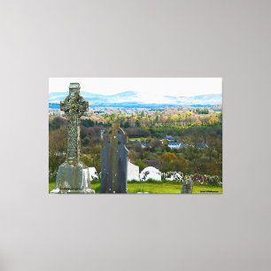 60 x40 Canvas Print Graveyard Old Kilcullen