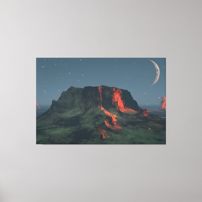 60" x 40" Canvas Art w' "Desert Monuments" image (Front)