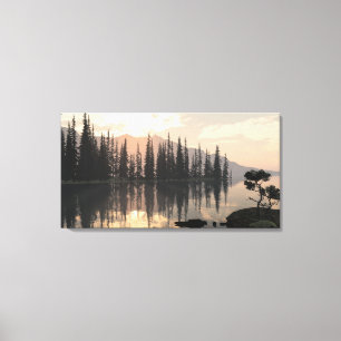60" x 40" Canvas art w' "Glorious Morning" image
