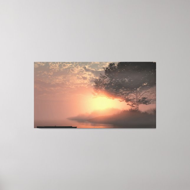 60" x 40" Canvas Art with "Misty" image (Front)