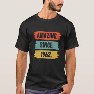60 Year Gift Birthday For Him Her Vintage Amazing T-Shirt