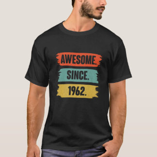 60 Year Gift Birthday For Him Her Vintage Awesome T-Shirt
