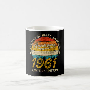 60 Year Old Bday 1961 Awesome Since 60th Birthday Coffee Mug