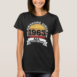 60 Year Old Birthday Anniversary Born in 1963 60th T-Shirt
