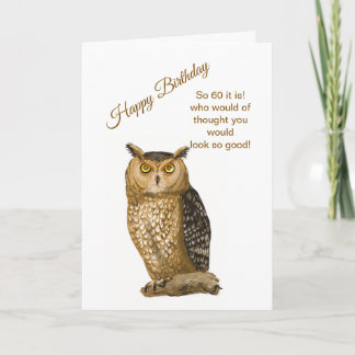60 year old Birthday Card 