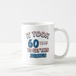 60 year old birthday designs coffee mug