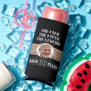 60 Year Old Birthday The Man The Myth The Legend Seltzer Can Cooler