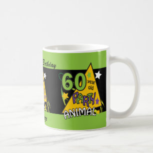 60 Year Old Party Animal - 60th Birthday Coffee Mug