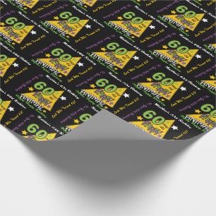 60 Year Old Party Animal - 60th Birthday Wrapping Paper