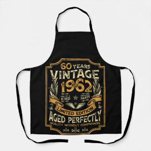 60 Year Old Vintage 1962 60th Birthday Apron