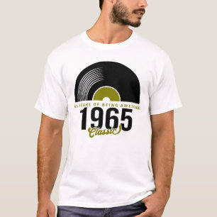 60 Years Of Being Awesome Custom Birth Year 60th T-Shirt