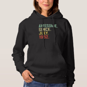 60 Years Old Awesome Since July 1962 60th Birthda Hoodie