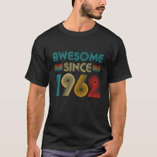 60 Years Old Bday Born In 1962 Vintage 60Th Birthd T-Shirt