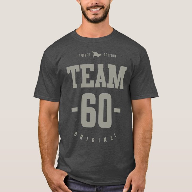 60 Years Old Birthday Gift T-Shirt (Front)