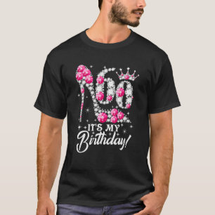 60 Years Old It's My 60Th Birthday Funny Pink Diam T-Shirt