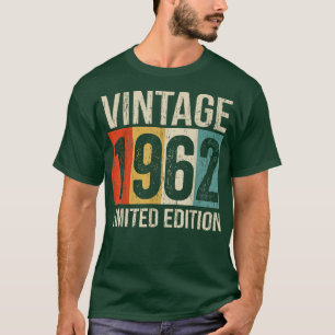 60 Years Old Vintage 1962 Limited Edition 60th Bir T-Shirt