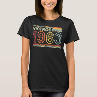 60 Years Old Vintage 1963 60th Birthday 1 T-Shirt