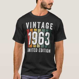 60 Years Old Vintage 1963 60th Birthday 1 T-Shirt