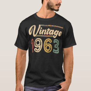 60 Years Old  Vintage Best Of 1963 60th Birthday T-Shirt