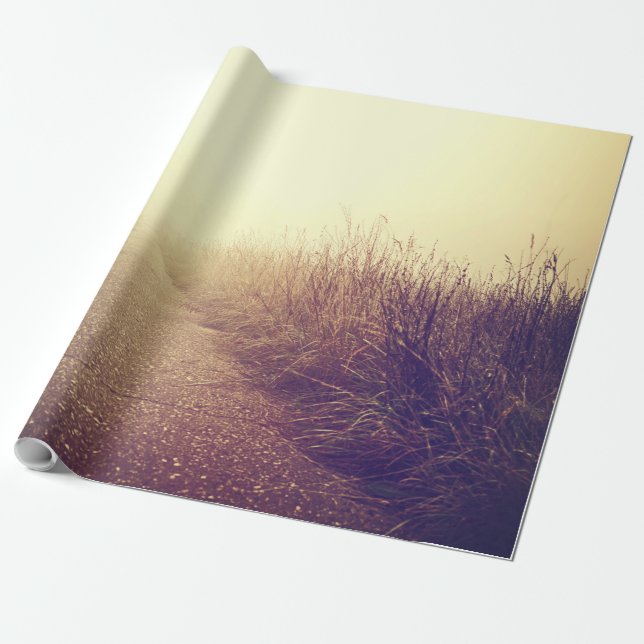 60lb Wrapping Paper Roll Sunrise Pathway Walkway P (Unrolled)