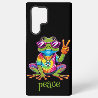 60s 70s Hippy Hippie Peace Frog Samsung Galaxy Case
