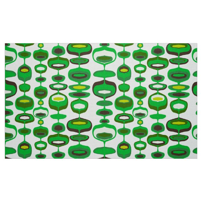 60s 70s mod retro fabric pattern (Fat Quarter)