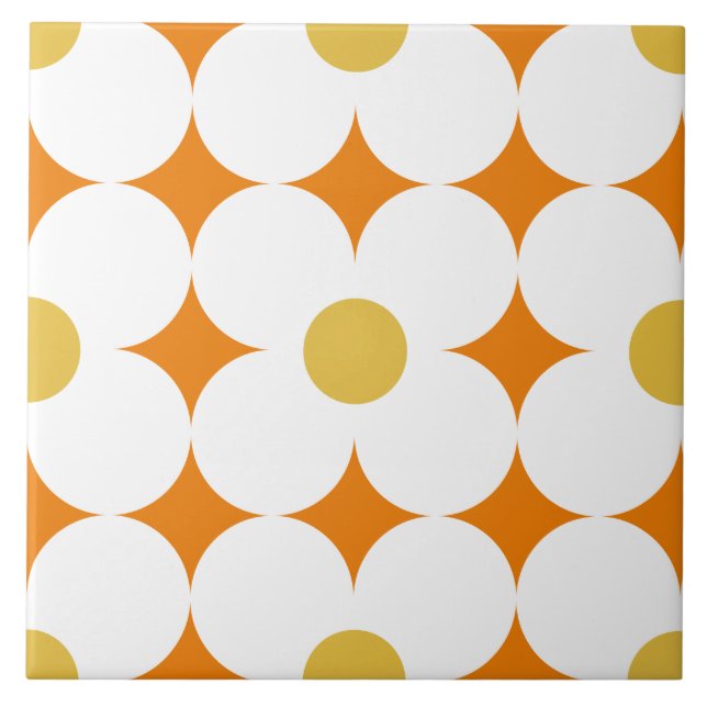 60s 70s retro flower tile (Front)