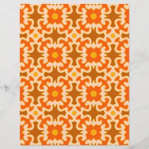 60s 70s retro mod paper print