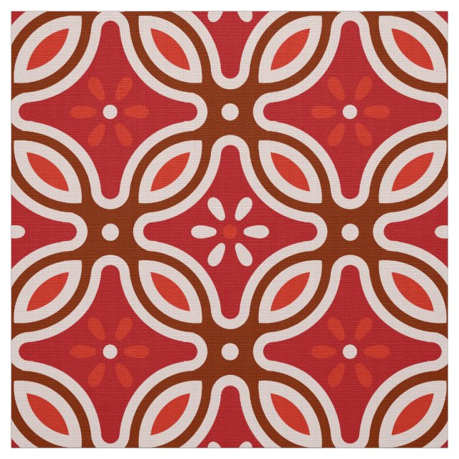 60s 70s retro pattern fabric (Swatch)