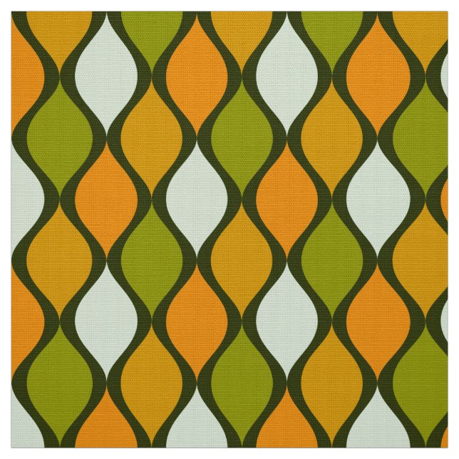 60s 70s retro super colour palette fabric (Swatch)