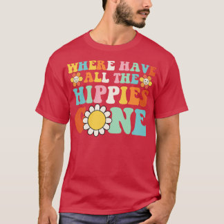 60s and 70s Hippie Hippies Retro Vintage Hippy Flo T-Shirt