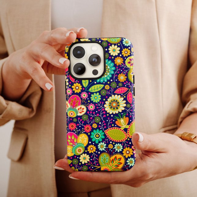 60s Flower Hippie iPhone | 60s Hippie iPhone 13 Case-Mate iPhone Case (Creator Uploaded)