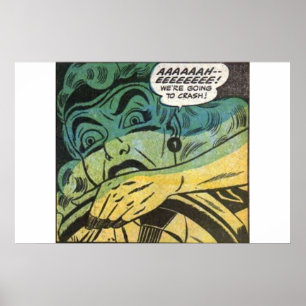 60s Horror vintage comics   old, classic and retro Poster