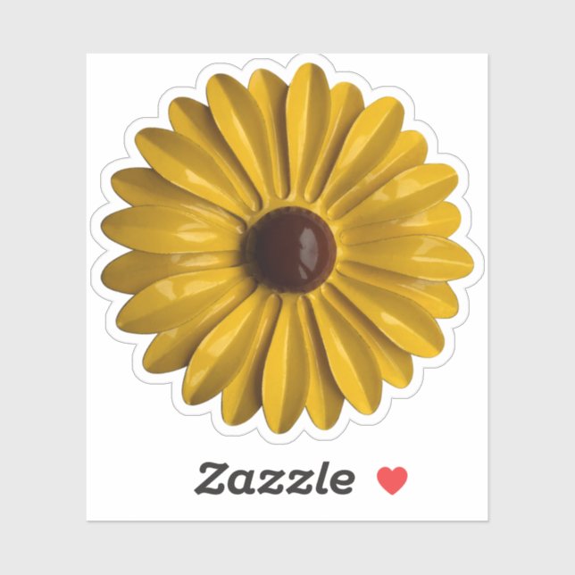 60s MOD Hippie Daisy Flower Floral Spring Wedding  (Sheet)