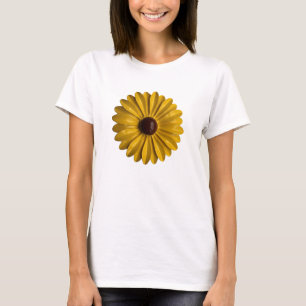 60's MOD Hippie Yellow Daisy Flower Trendy Fashion T-Shirt