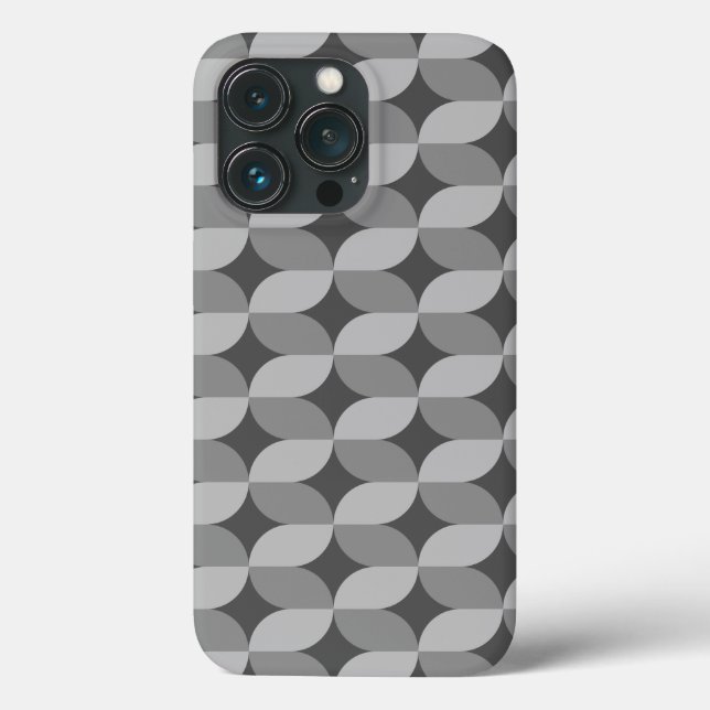 60s Mono Patterned Case-Mate iPhone Case (Back)