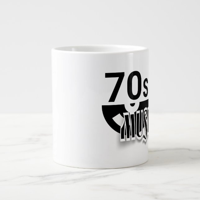 60s Music   - Jumbo Mug (Front)