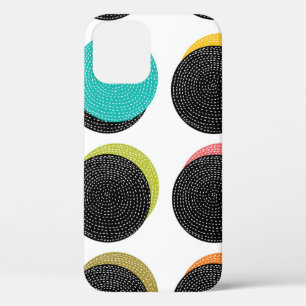 60s Polka Dots: Decorative Vintage Cheer. iPhone 12 Case