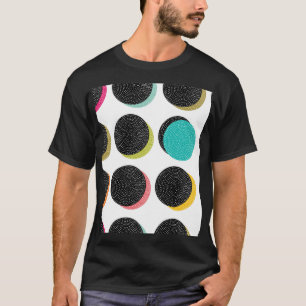 60s Polka Dots: Decorative Vintage Cheer. T-Shirt