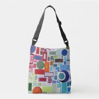 60's Retro Disco Colour Chart Collage Abstract